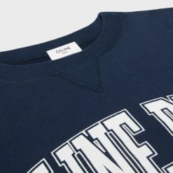 oversized Celine sweatshirt in cotton fleece