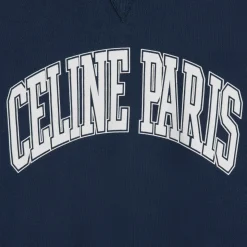 oversized Celine sweatshirt in cotton fleece
