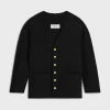 oversized jacket in bouclé tweed cashmere