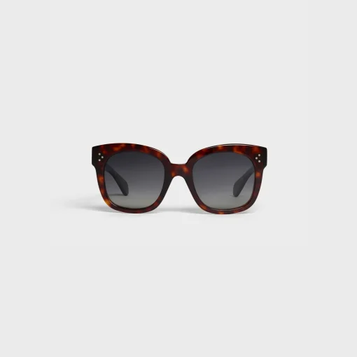Oversized S002 Sunglasses in Acetate with Polarized Lenses