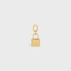 PADLOCK CHARM in Brass