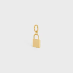 PADLOCK CHARM in Brass