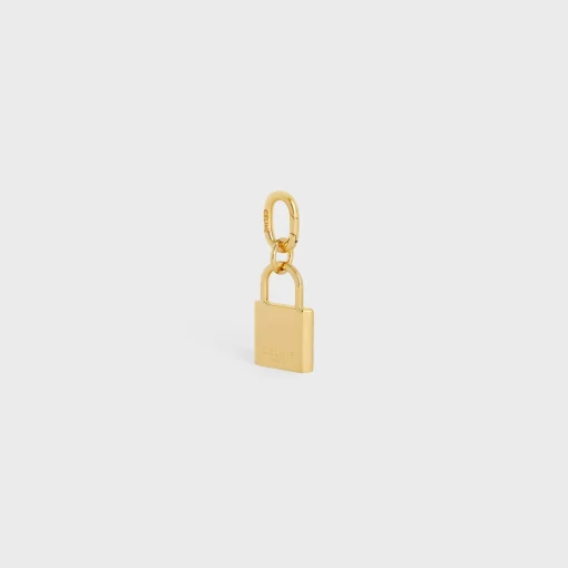 PADLOCK CHARM in Brass
