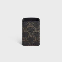 Perfume Holder 100ml in Triomphe Canvas and Calfskin