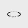 Plein Soleil Bracelet in Calfskin and Brass with Rhodium Finish