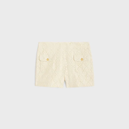 romy mini shorts in lace cotton