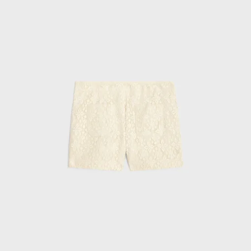romy mini shorts in lace cotton