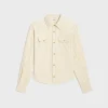 romy shirt in lace cotton