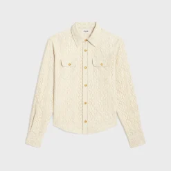 romy shirt in lace cotton
