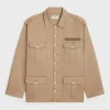 saharienne jacket in technical cotton