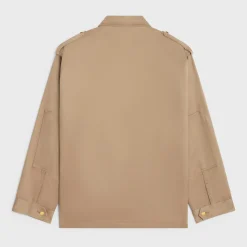saharienne jacket in technical cotton