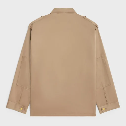 saharienne jacket in technical cotton