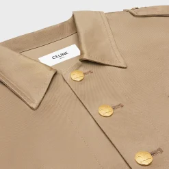 saharienne jacket in technical cotton