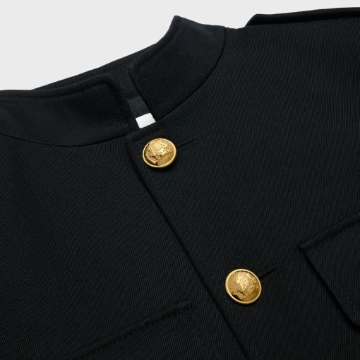Saharienne military jacket in wool