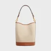 SAILOR BUCKET CUIR TRIOMPHE in TEXTILE AND CALFSKIN