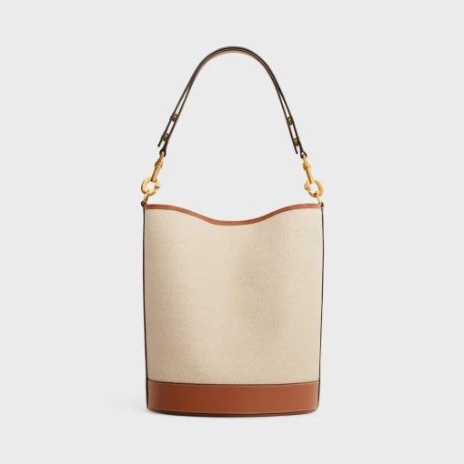 SAILOR BUCKET CUIR TRIOMPHE in TEXTILE AND CALFSKIN