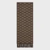 scarf in monogram cashmere
