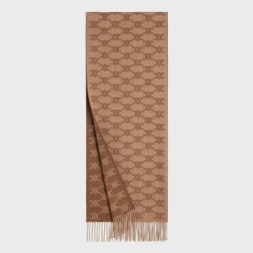 SCARF IN MONOGRAM CASHMERE