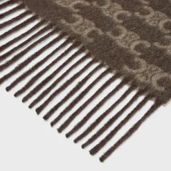 scarf in monogram cashmere