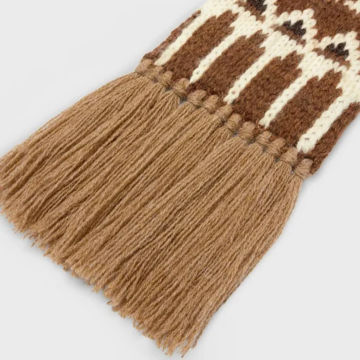 scarf in triomphe fair isle wool