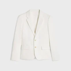 short jacket in ottoman cotton