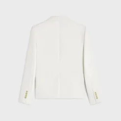 short jacket in ottoman cotton
