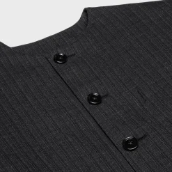 short mods jacket in wool gabardine