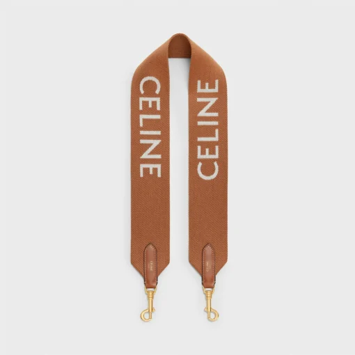 Short Strap in Wool with Celine jacquard