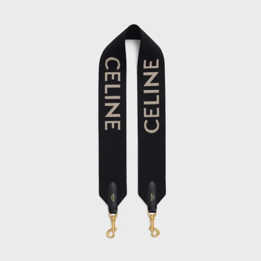 Short Strap in Wool with Celine jacquard