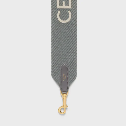 Short Strap in Wool with Celine jacquard