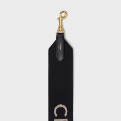 Short Strap in Wool with Celine jacquard