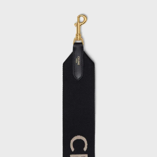 Short Strap in Wool with Celine jacquard