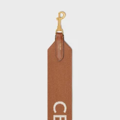 Short Strap in Wool with Celine jacquard