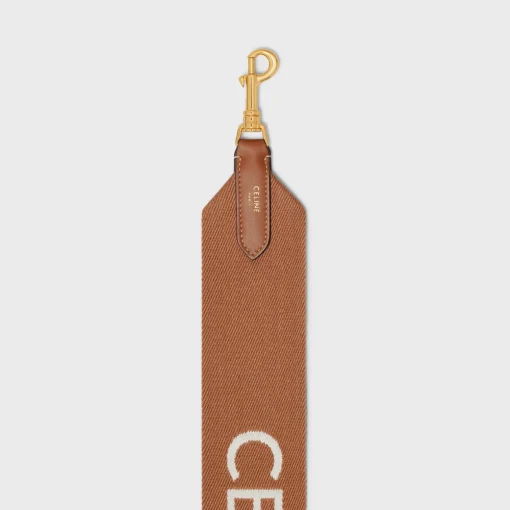 Short Strap in Wool with Celine jacquard
