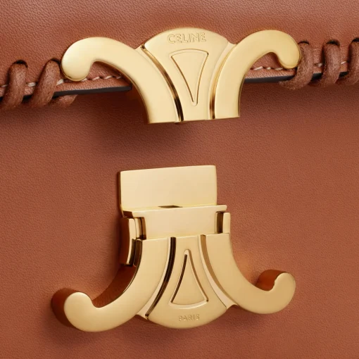 SHOULDER BAG CLAUDE in BRAIDED NATURAL CALFSKIN
