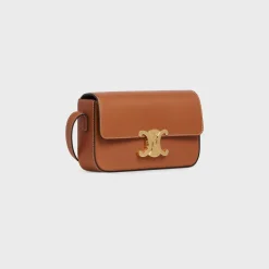 SHOULDER BAG CLAUDE in Natural Calfskin