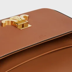 SHOULDER BAG CLAUDE in Natural Calfskin