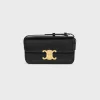 SHOULDER BAG CLAUDE in shiny calfskin