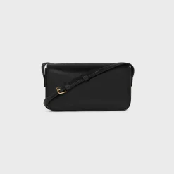 SHOULDER BAG CLAUDE in shiny calfskin
