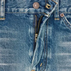 skate shorts in electric sky wash denim