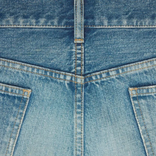 skate shorts in electric sky wash denim