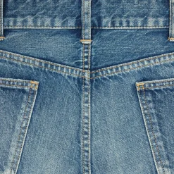 skate shorts in electric sky wash denim