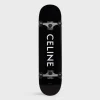 SKATEBOARD CELINE LOGO PRINT