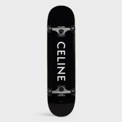 SKATEBOARD CELINE LOGO PRINT