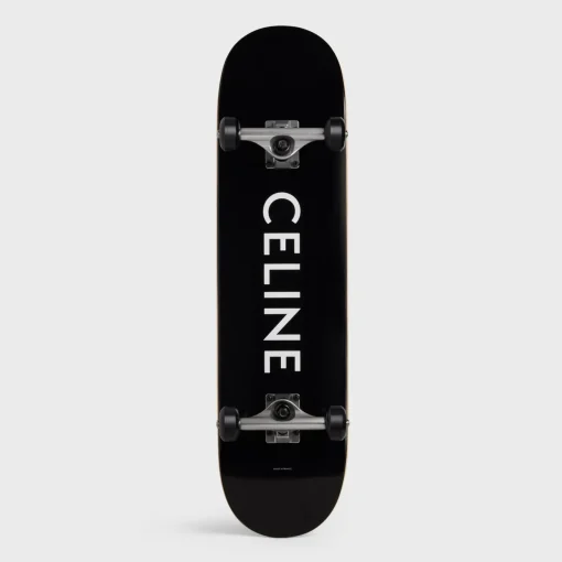 SKATEBOARD CELINE LOGO PRINT