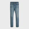 skinny jeans in vintage union wash denim
