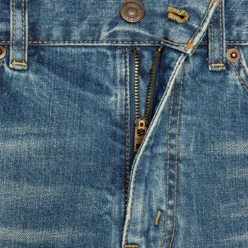 skinny jeans in vintage union wash denim