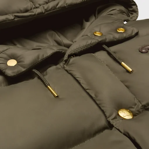 sleeveless down jacket in lightweight nylon