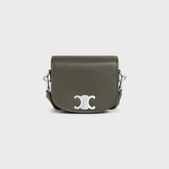 SMALL BESACE STRAP TRIOMPHE in SUPPLE NATURAL CALFSKIN