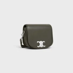 SMALL BESACE STRAP TRIOMPHE in SUPPLE NATURAL CALFSKIN